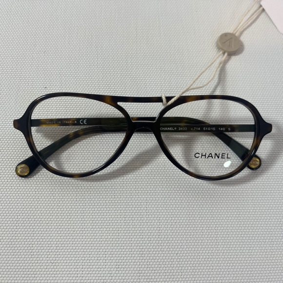 Chanel Eyeglasses Aviator - Picture 3 of 6